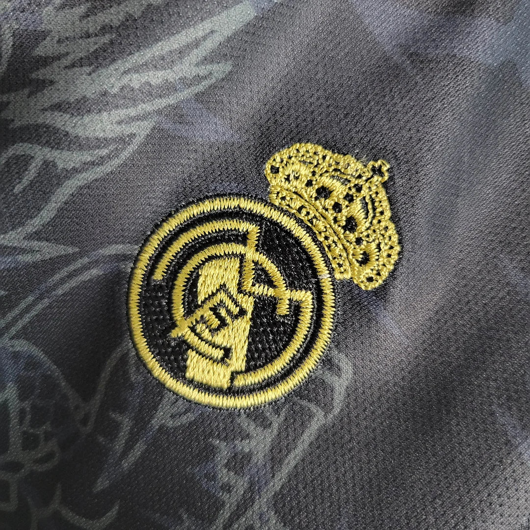 Maillot Real Madrid Dragón Negro Limited Kids Size