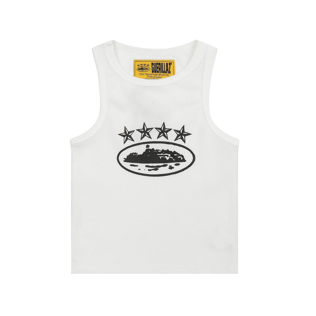 Alcatraz 4 Starz Blanc Tank Top