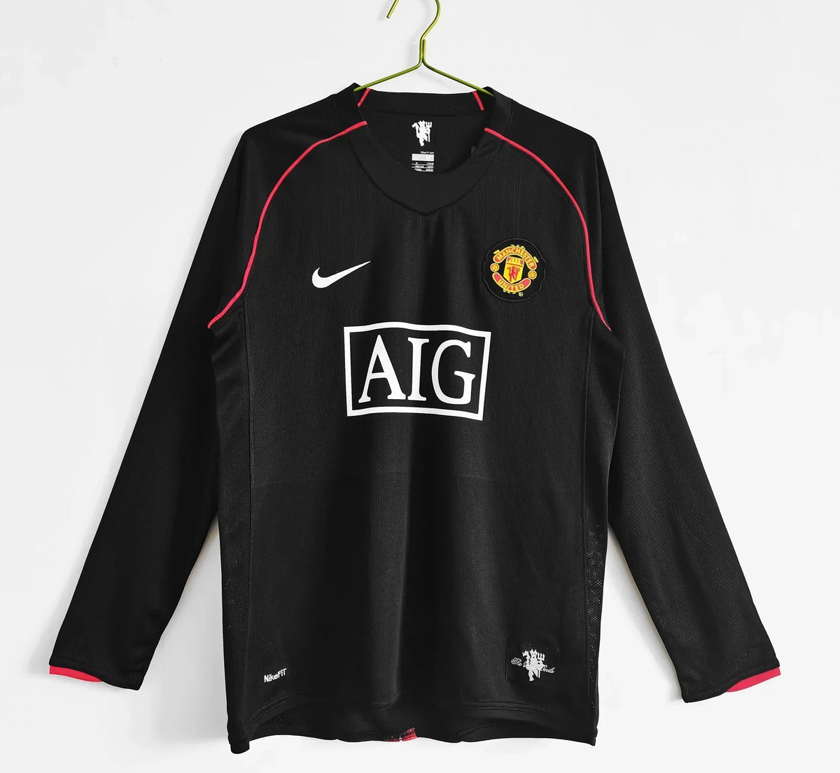 Maillot Manchester United Retro 2007-2008 Away Long Sleeve