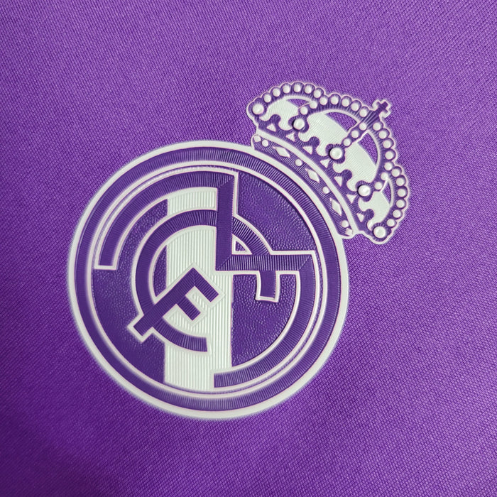 Maillot Real Madrid Retro 2016-2017 Away Long Sleeve