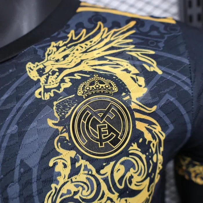 Maillot Real Madrid Dorado Dragon Limited