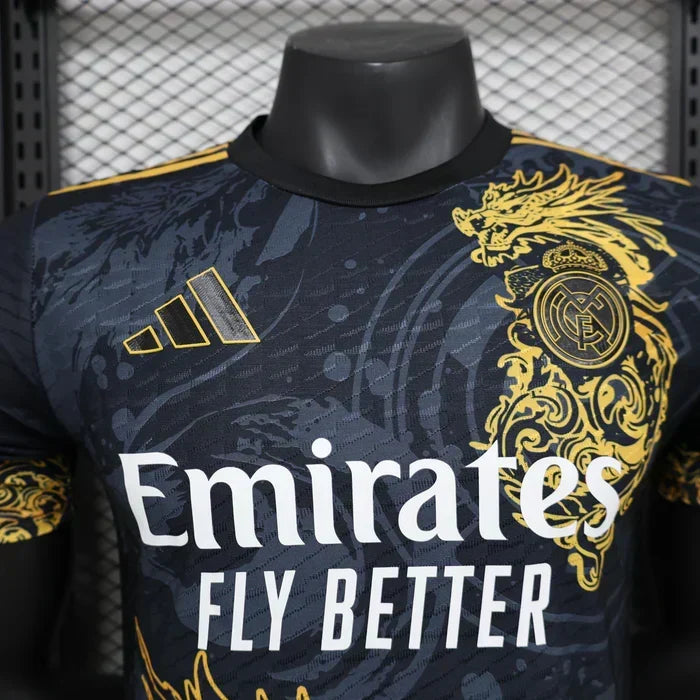 Maillot Real Madrid Dorado Dragon Limited