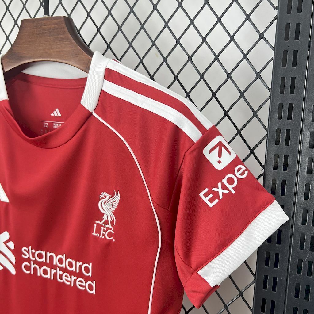 Maillot 2025/2026 Liverpool Home Kids Size