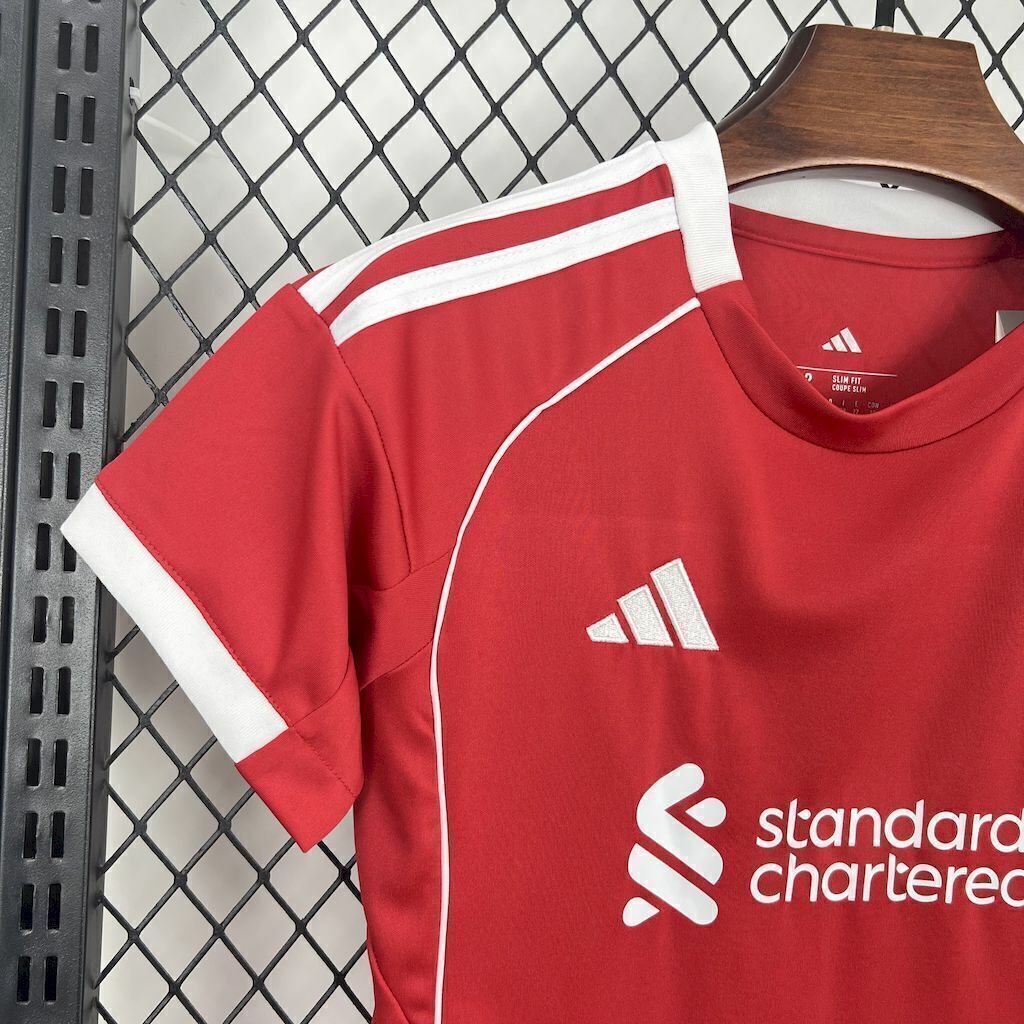 Maillot 2025/2026 Liverpool Home Kids Size