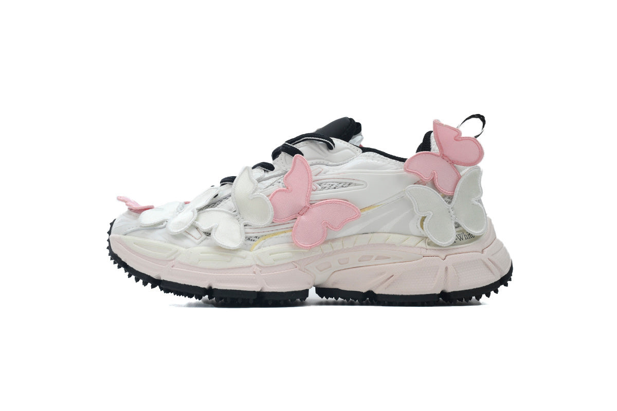 OFF 'Be Right Back' Rose Blanc Butterflies